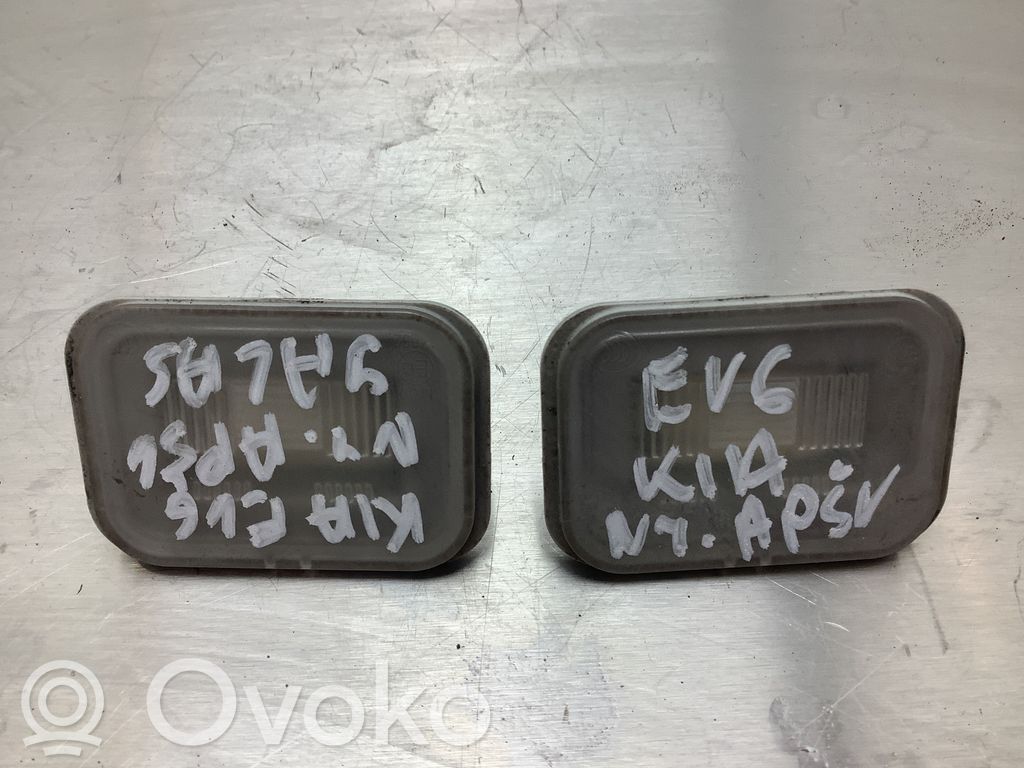 KIA EV6 Éclairage de plaque d'immatriculation 