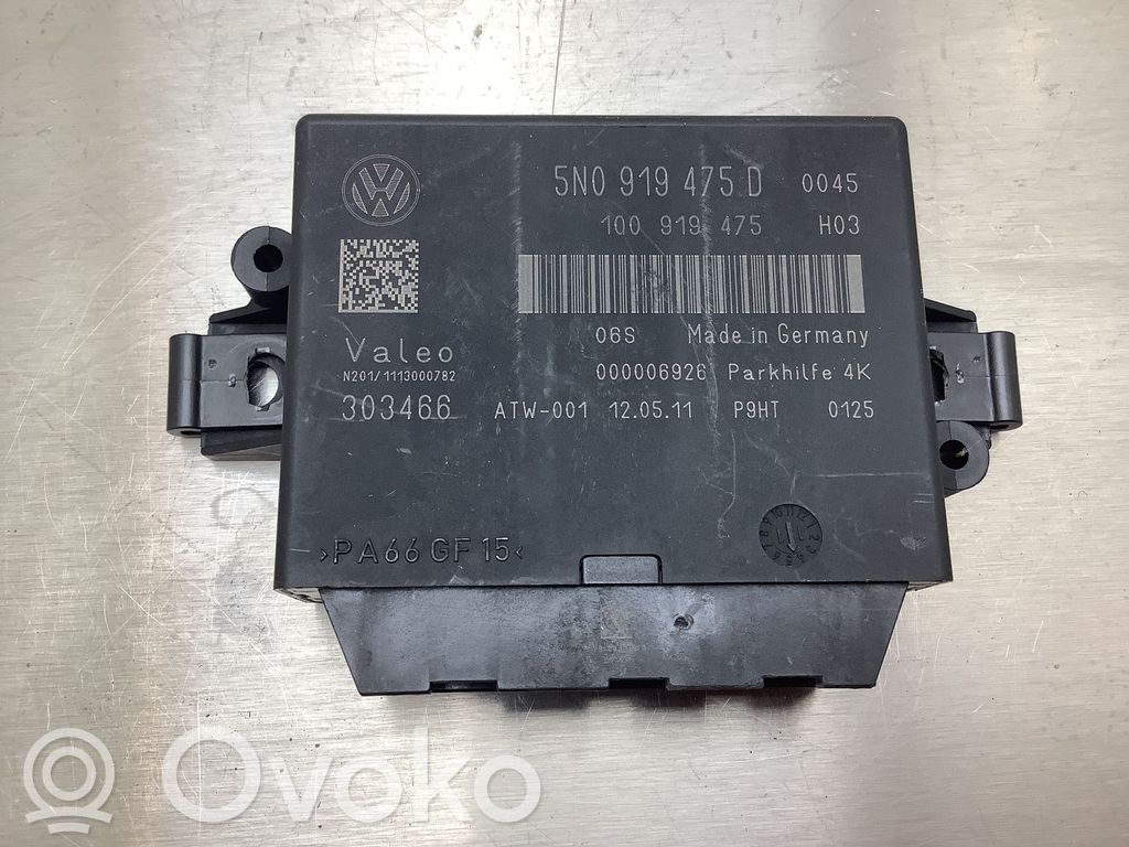 Volkswagen Touran II Sterownik / Moduł parkowania PDC 