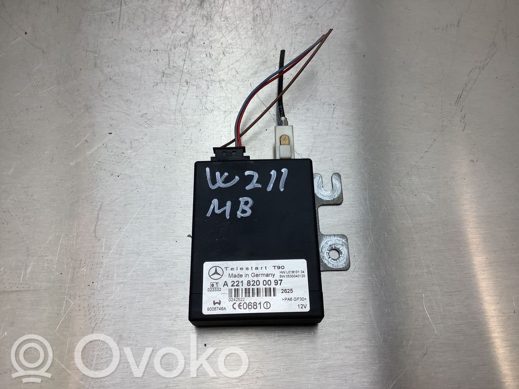 Mercedes-Benz E W211 Unitate/modul control telefon 