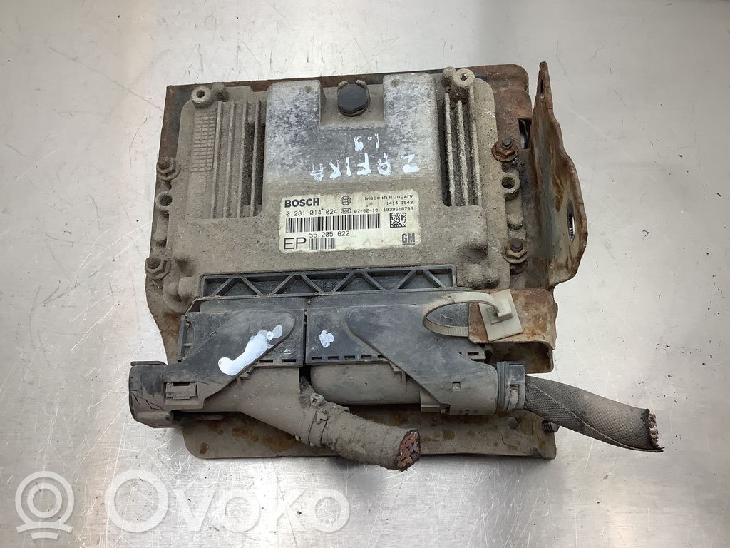 Engine control unit/module   0281014024,55205622,1039S18743