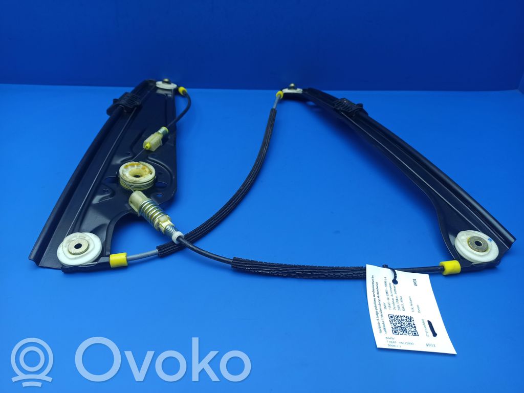 BMW 7 E65 E66 Mechanizm podnoszenia szyby przedniej bez silnika 