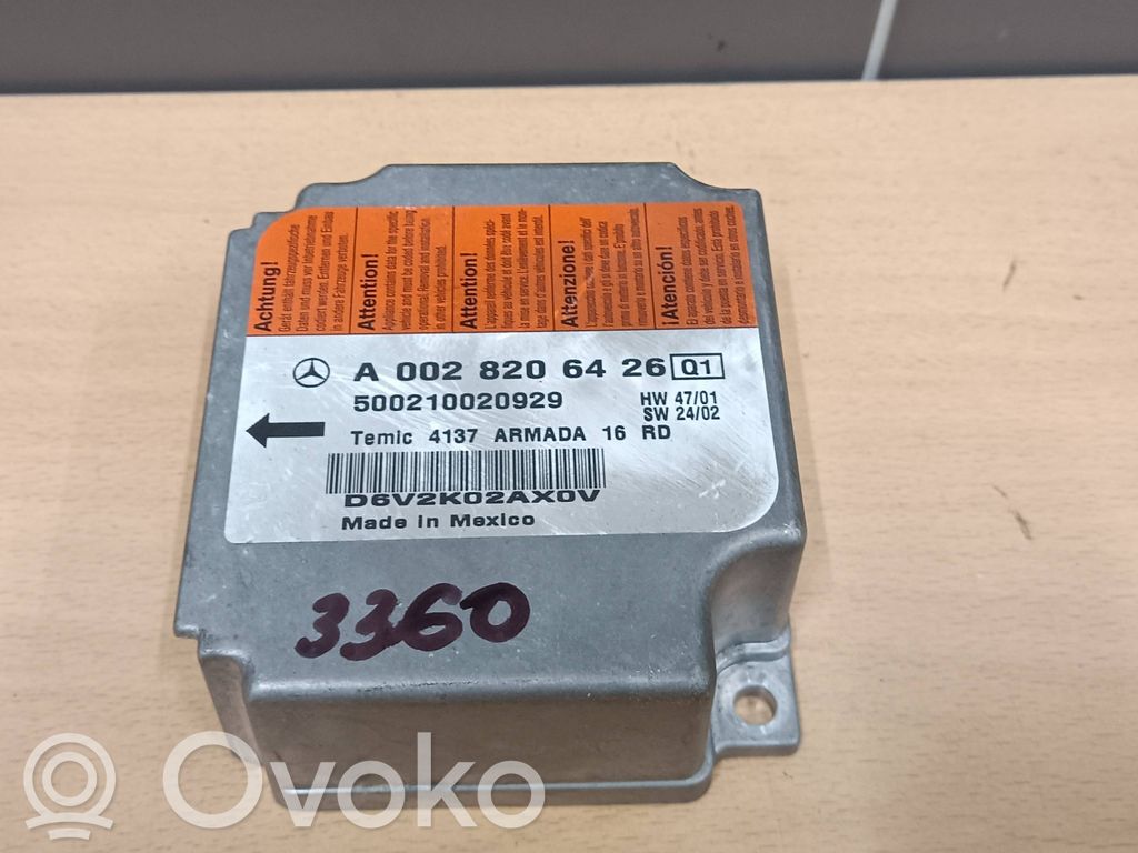 Mercedes-Benz E W211 Airbag control unit/module 
