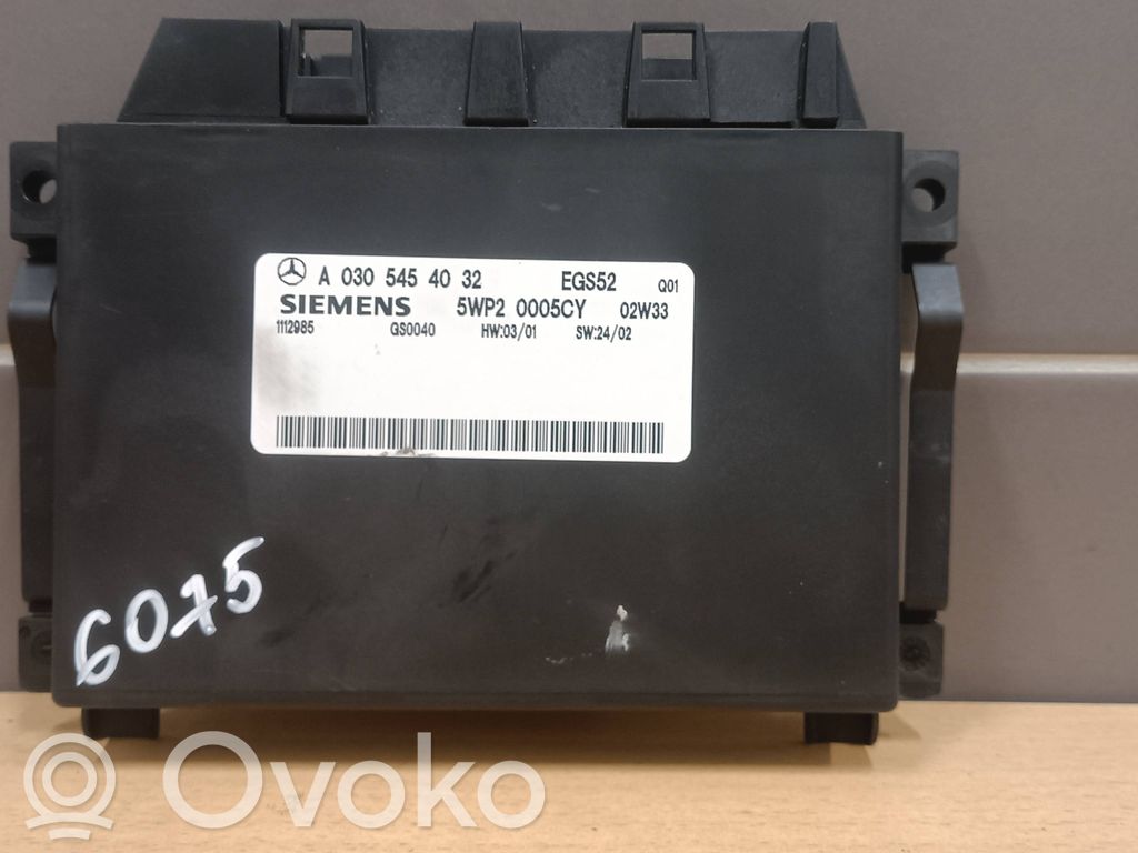 Mercedes-Benz E W211 Gearbox control unit/module 