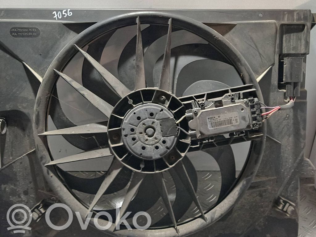 Mercedes-Benz E W211 Elektryczny wentylator chłodnicy 