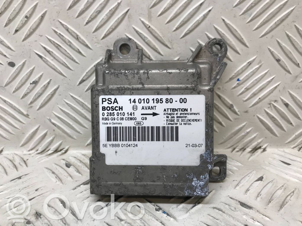 Peugeot Expert Module de contrôle airbag 