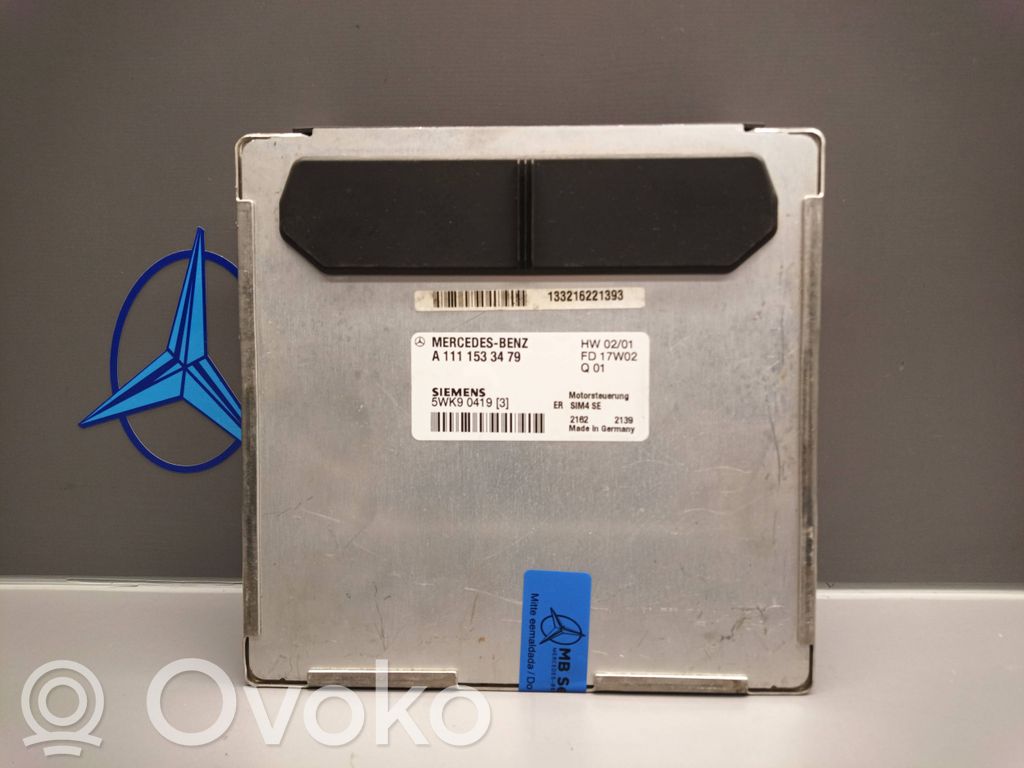 Mercedes-Benz C W203 Engine control unit/module 