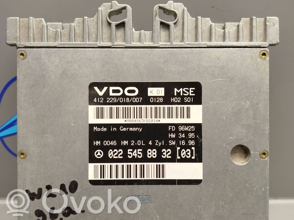Mercedes-Benz E W210 Sterownik / Moduł ECU 