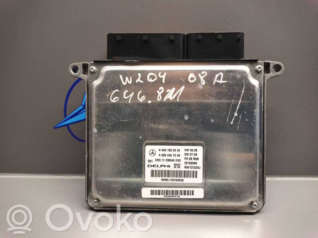 Mercedes-Benz C W204 Engine control unit/module 