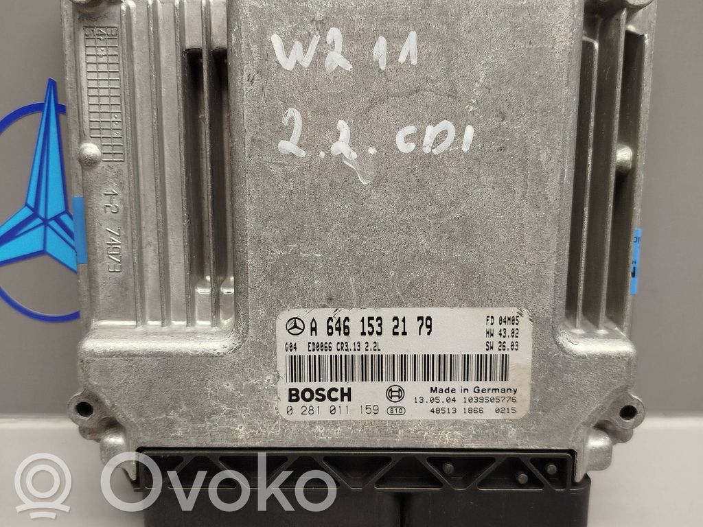 Mercedes-Benz E W211 Engine control unit/module 