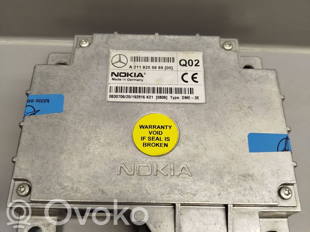 Mercedes-Benz E W211 Phone control unit/module 