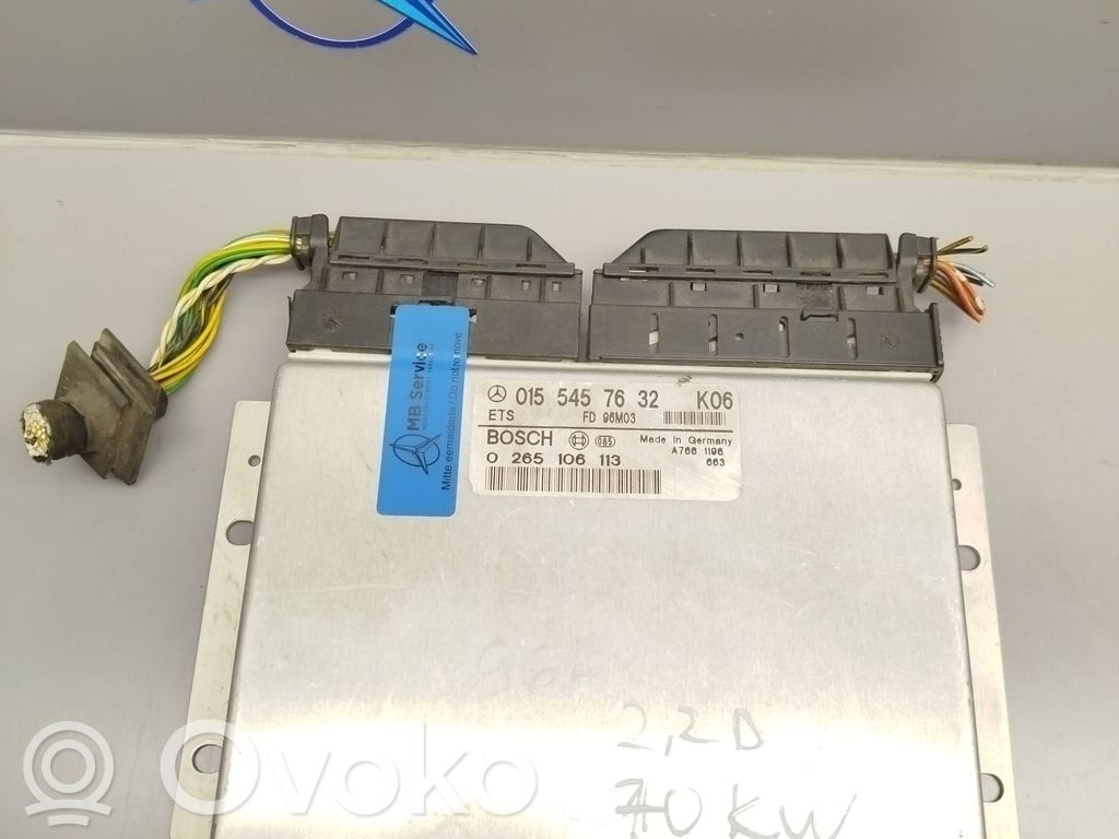 Mercedes-Benz E W210 ESP (stability system) control unit 