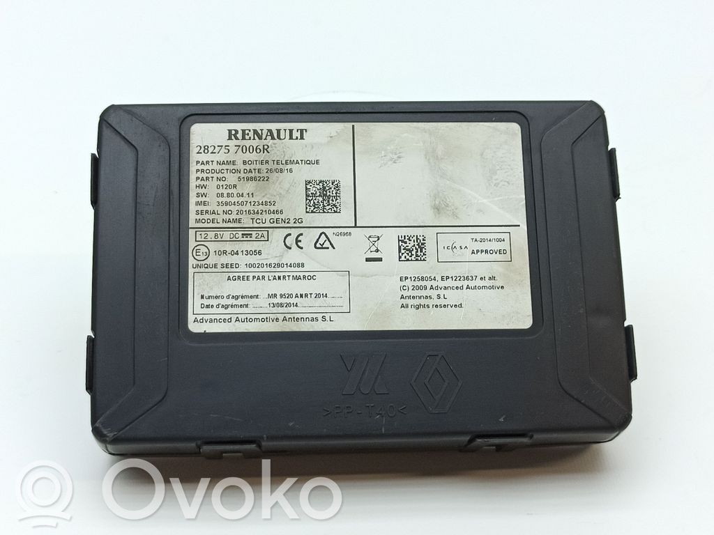 GPS navigation control unit/module   282757006R