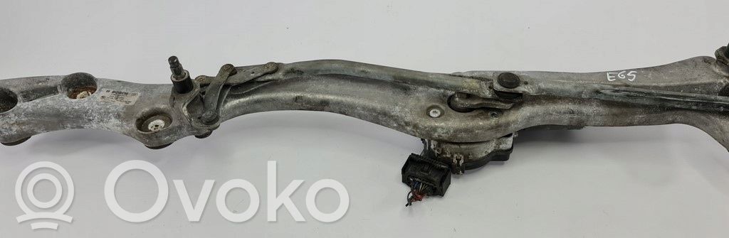BMW 7 E65 E66 Tringlerie et moteur d'essuie-glace avant 