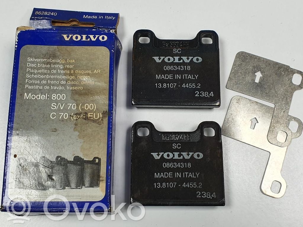 Volvo C70 Klocki hamulcowe tylne 