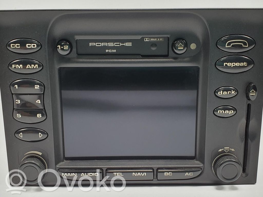 Porsche Boxster 986 Unidad delantera de radio/CD/DVD/GPS