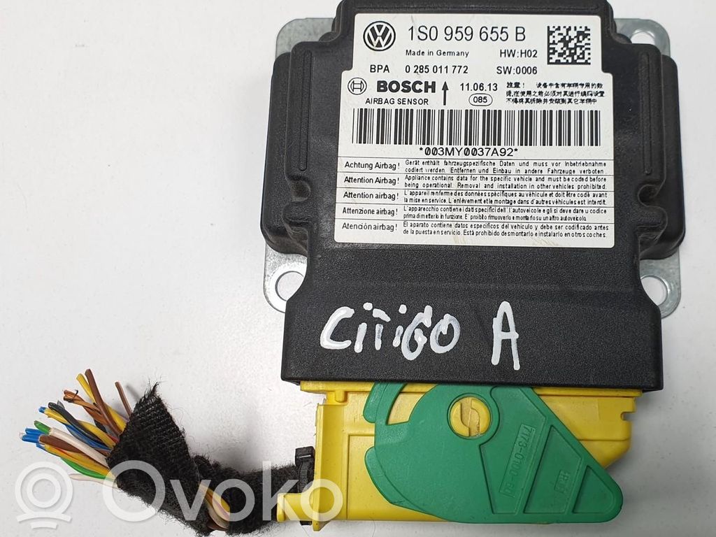 Centralina/modulo airbag   1S0959655B,1S0959655B