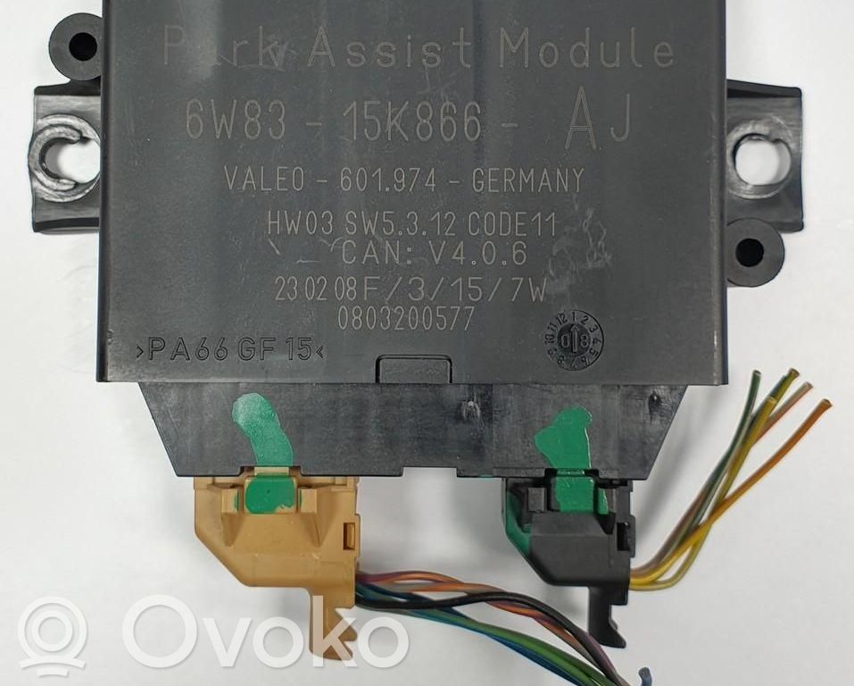 Jaguar XF X250 Unitate/modul de comandă parcare PDC 