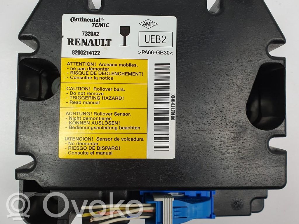 Renault Megane II Sterownik / Moduł Airbag 