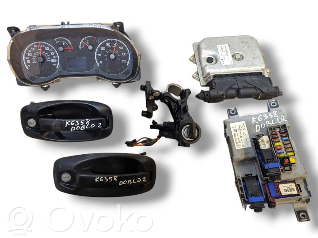 Fiat Doblo Engine ECU kit and lock set 
