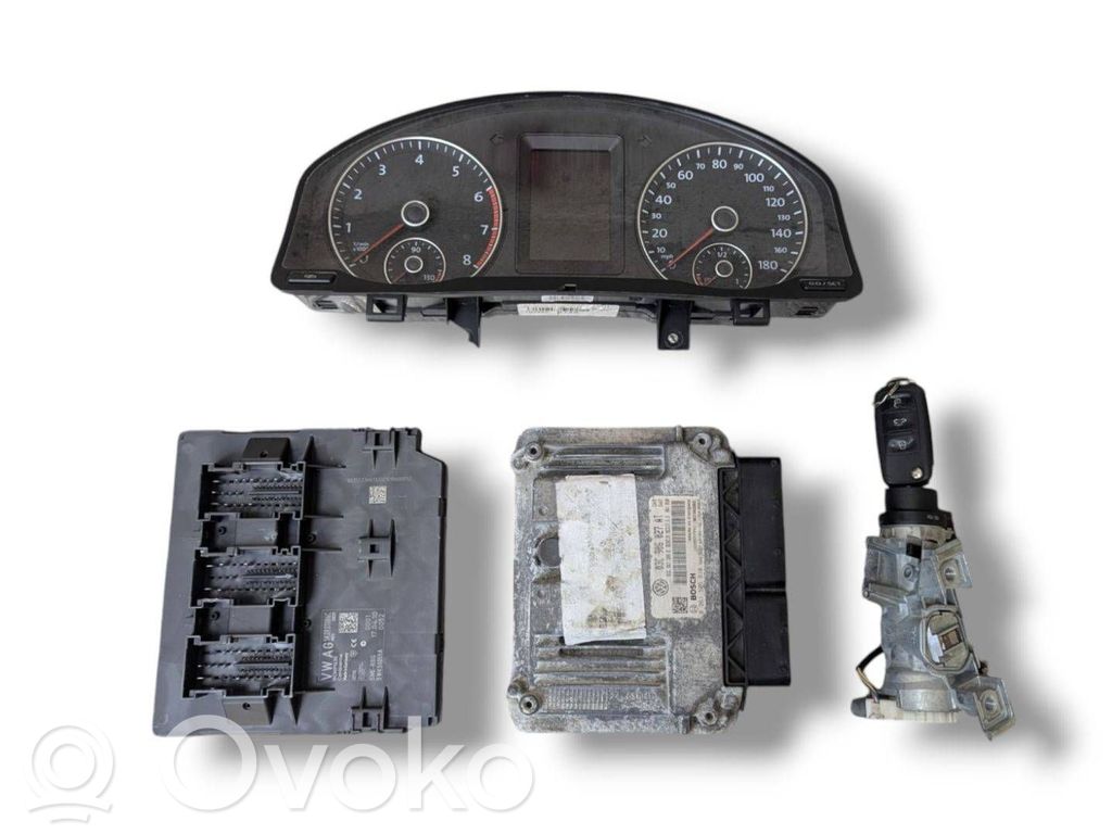 Kit centralina motore ECU e serratura   0261S05810,03C906027AT