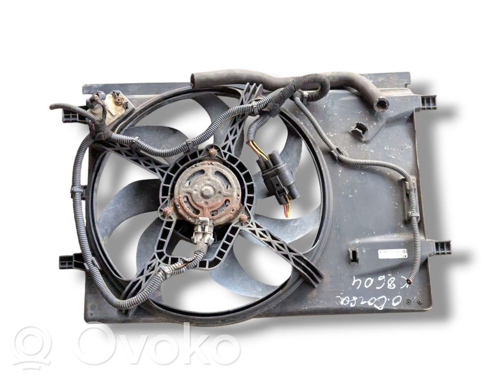 Opel Corsa D Elektrinis radiatorių ventiliatorius 