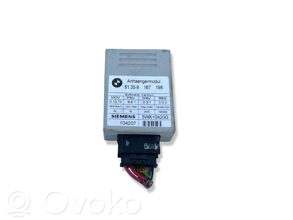 BMW X5 E70 Tow bar trailer control unit/module 