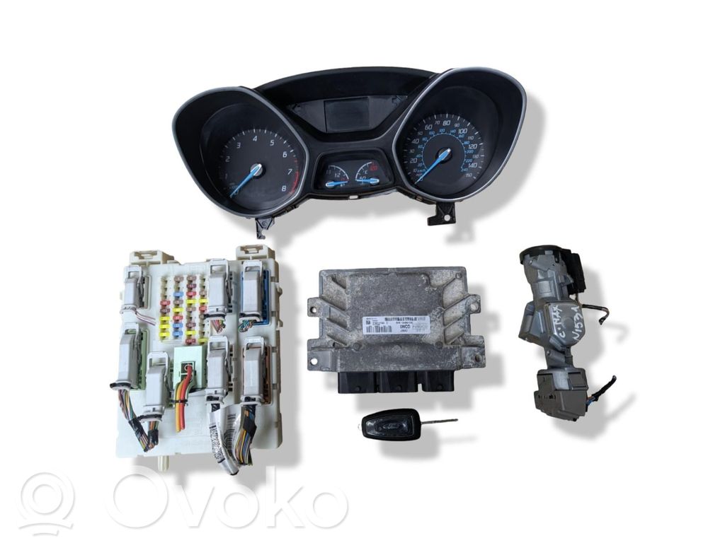 Ford C-MAX II Juego de cerradura y set ECU del motor 