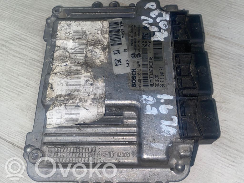Peugeot 207 Engine control unit/module 