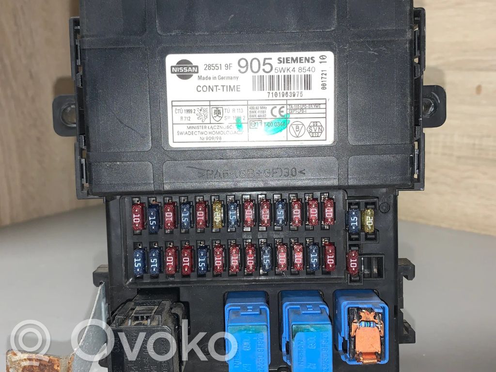 Nissan Primera Fuse box set 