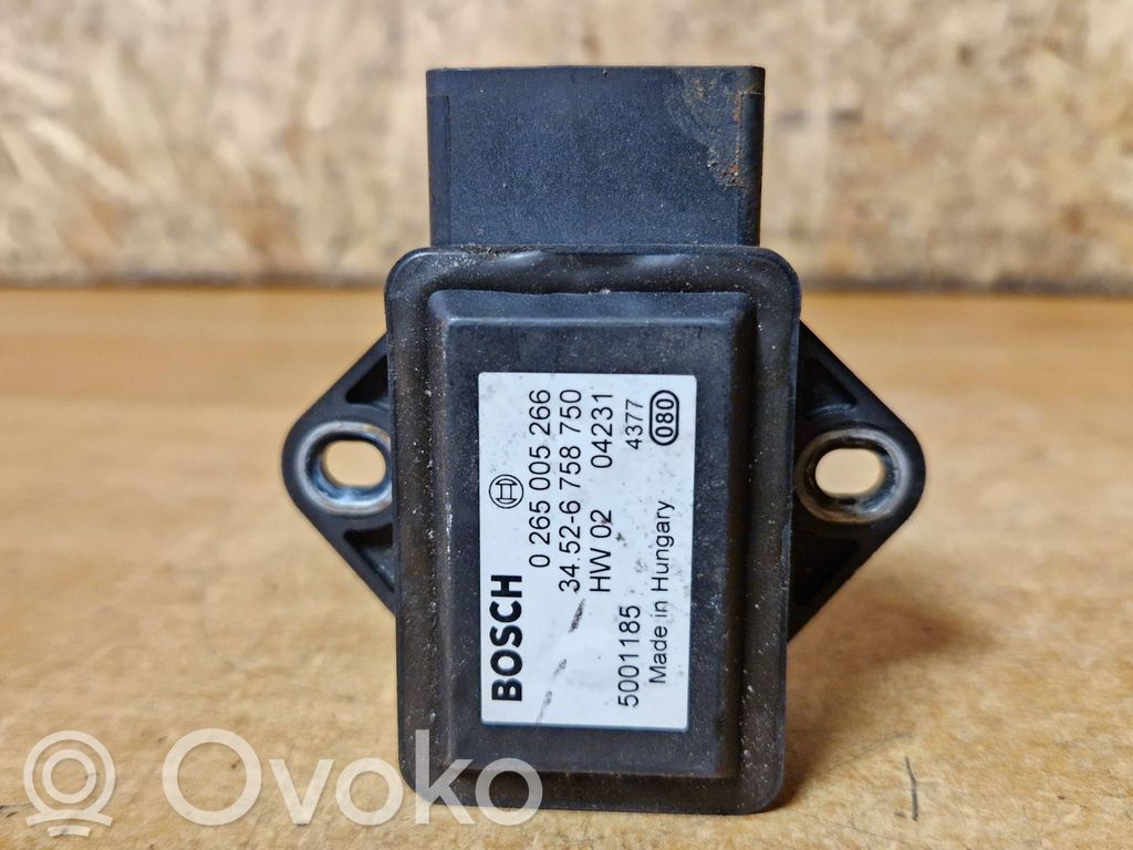 BMW 5 E60 E61 ESP acceleration yaw rate sensor 