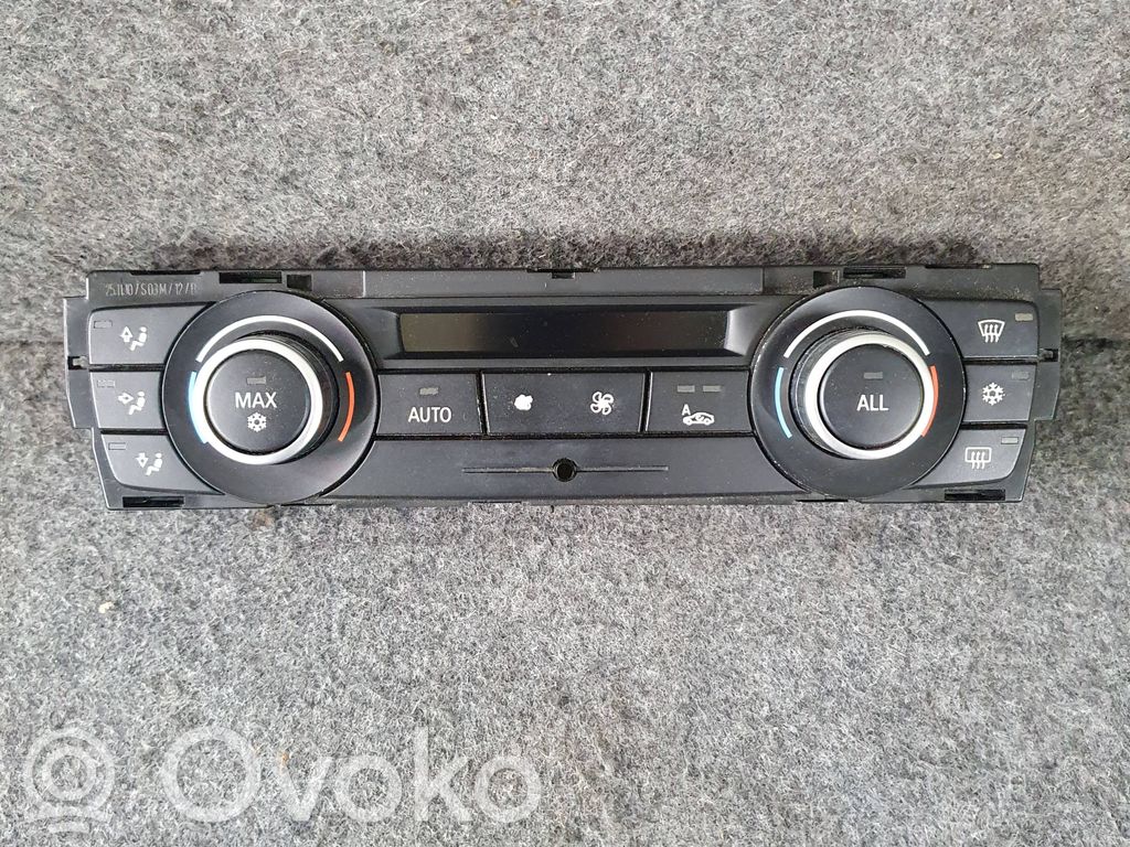 BMW 3 E90 E91 Climate control unit 