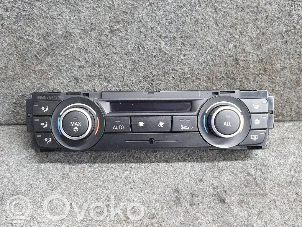 BMW 3 E90 E91 Climate control unit 