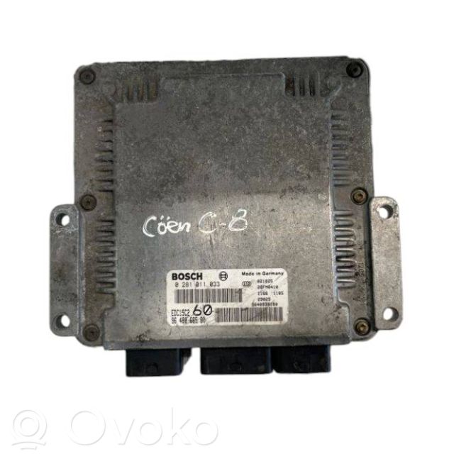 Engine control unit/module   0281011033,9640938180,9648066580
