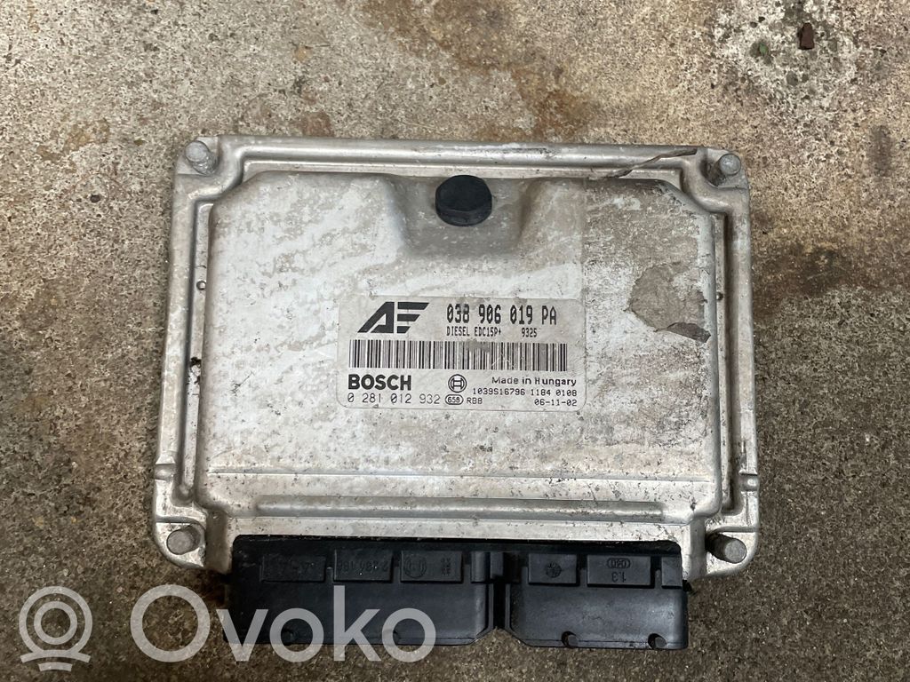Volkswagen Sharan Engine control unit/module 