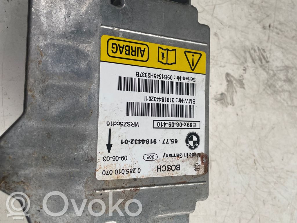 Airbag control unit/module   31918443201L,MRSZ5C916,9184432,0285010070