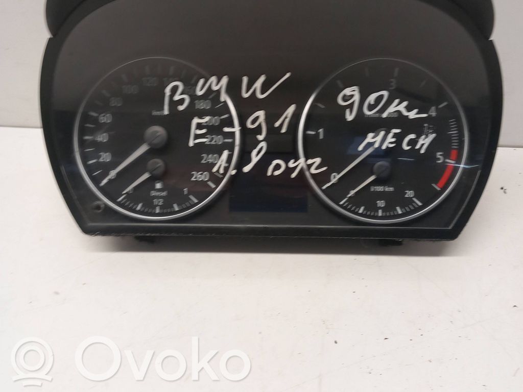 BMW 3 E90 E91 Speedometer (instrument cluster) 