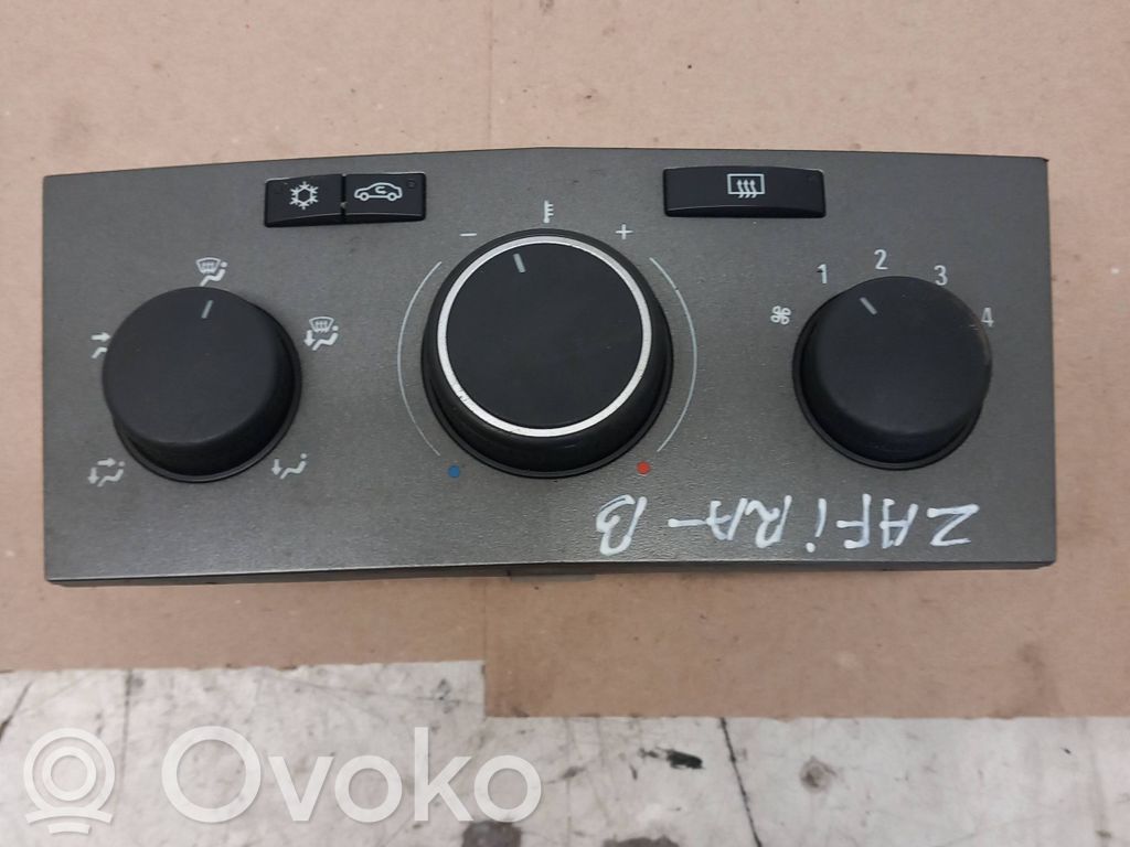 Opel Zafira B Climate control unit 