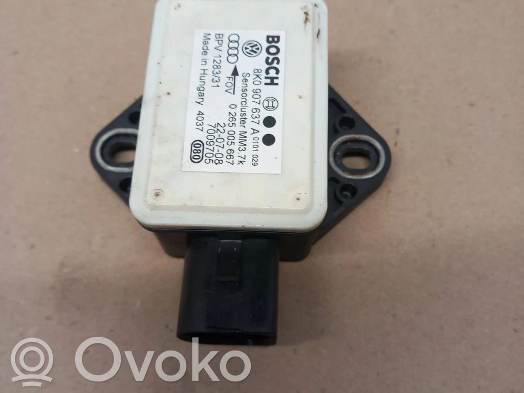 Audi A4 S4 B8 8K ESP acceleration yaw rate sensor 