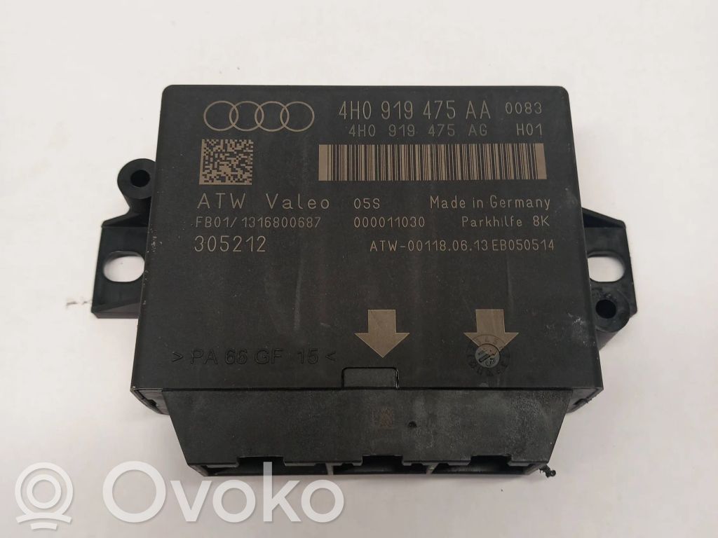 Audi A8 S8 D4 4H Sterownik / Moduł parkowania PDC 