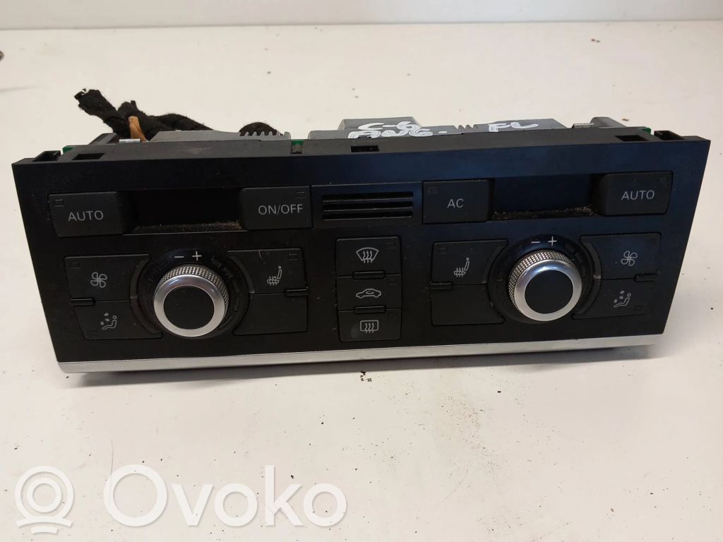 Audi A6 S6 C6 4F Climate control unit 