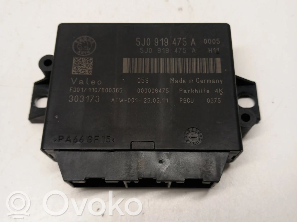 Skoda Superb B6 (3T) Parking PDC control unit/module 