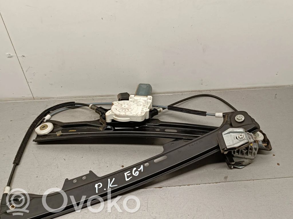 BMW 5 E60 E61 Front door window regulator with motor 