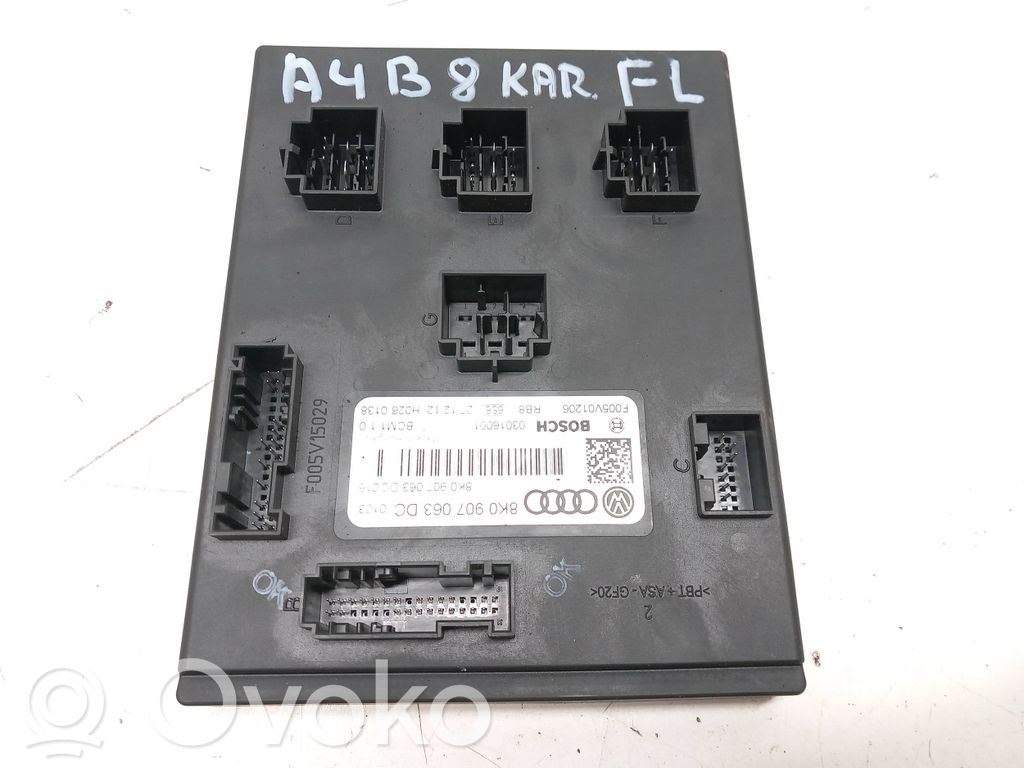 Audi A4 S4 B8 8K Module confort 