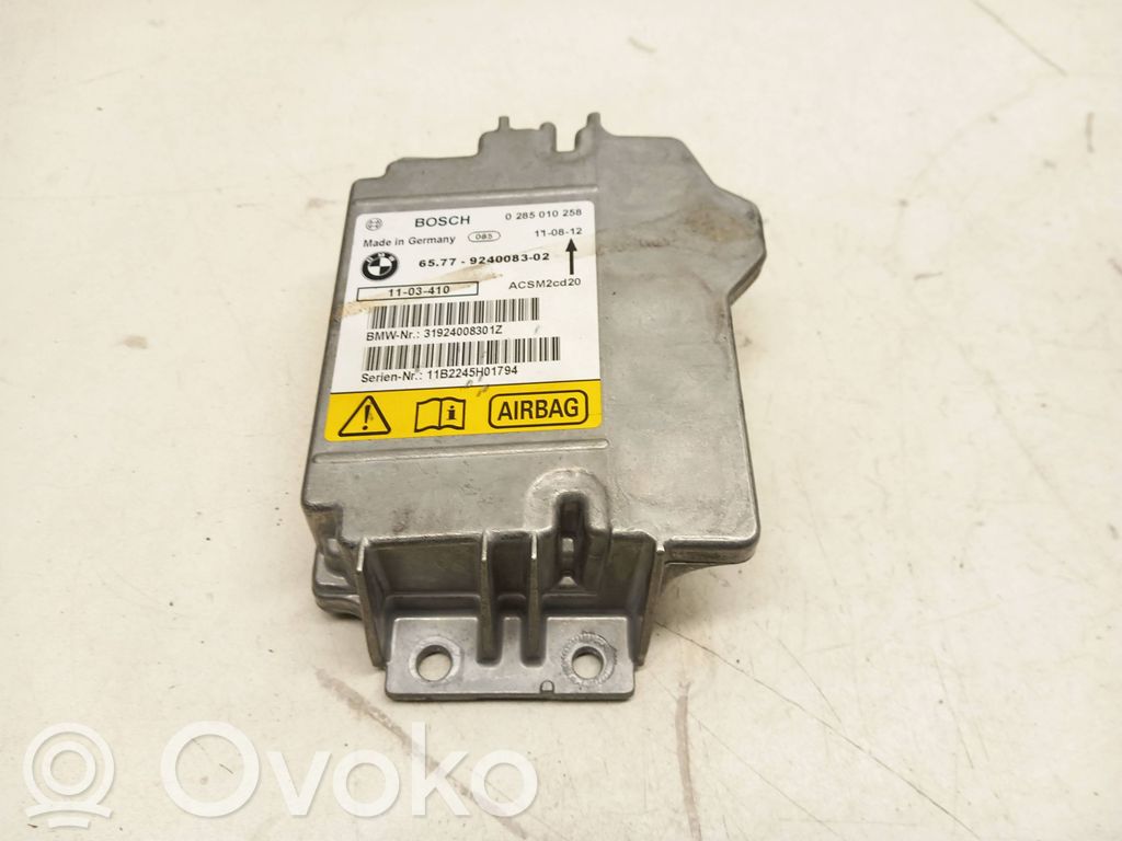 BMW X5M E70 Airbag control unit/module 