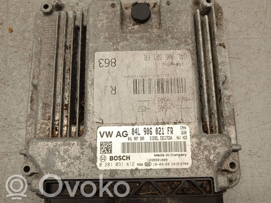Audi A6 S6 C7 4G Engine control unit/module 