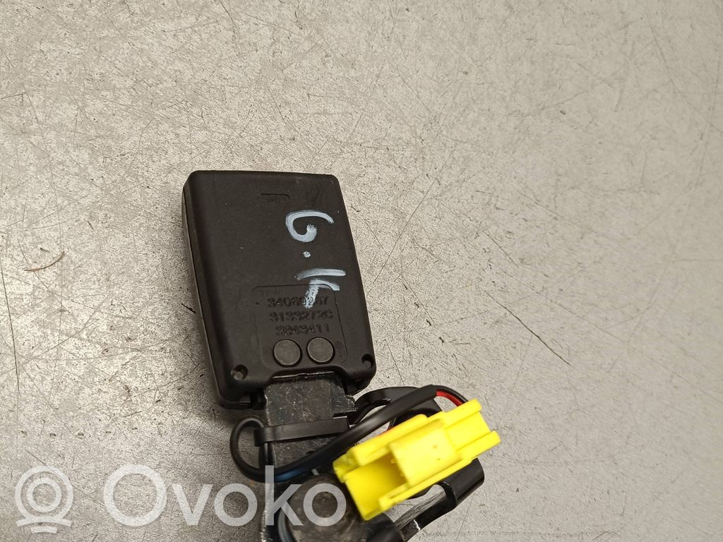 Volvo S60 Klamra tylnego pasa bezpieczeństwa 