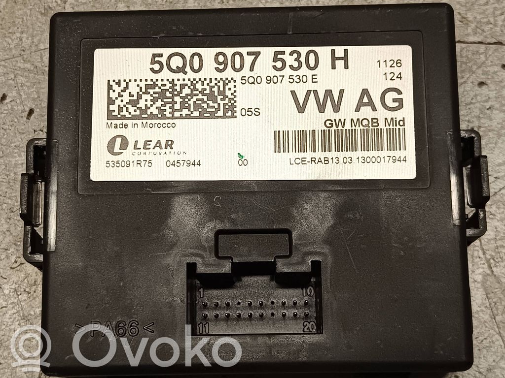 Módulo de control Gateway   5Q0907530H,5Q0907530E