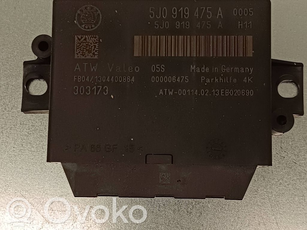Skoda Superb B6 (3T) Parking PDC control unit/module 
