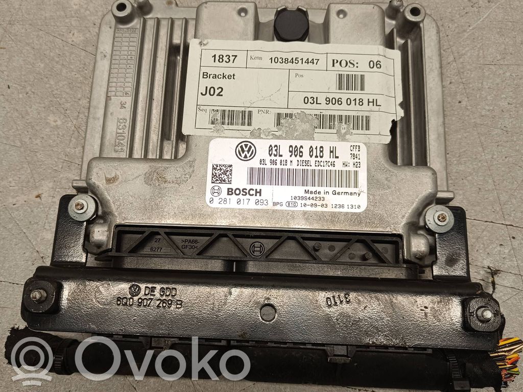 Seat Alhambra (Mk2) Engine control unit/module 