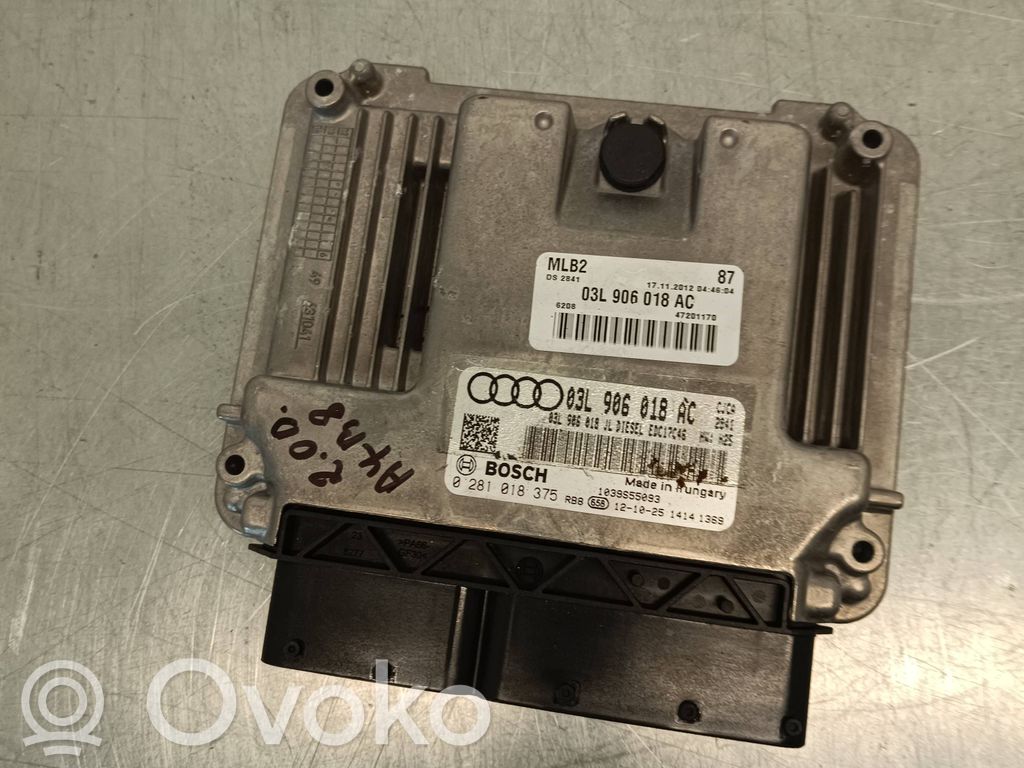 Audi A4 S4 B8 8K Variklio valdymo blokas 